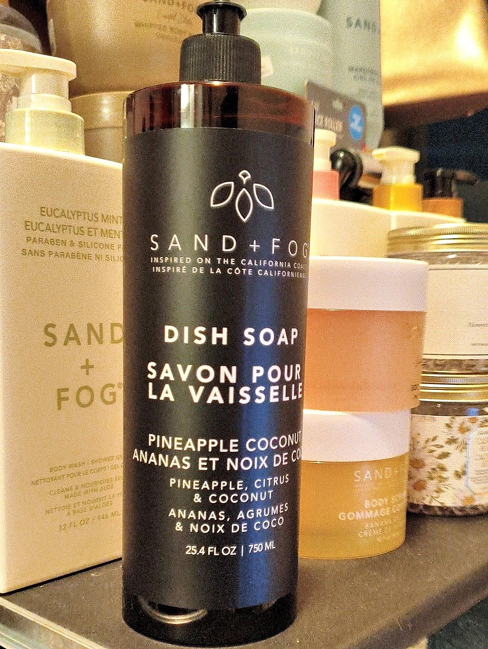SAND + FOG Pineapple Coconut Dish Soap 25.4 fl oz Dish Soap